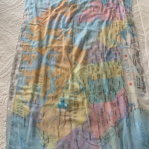 Roots Canada Map Infinity scarf.